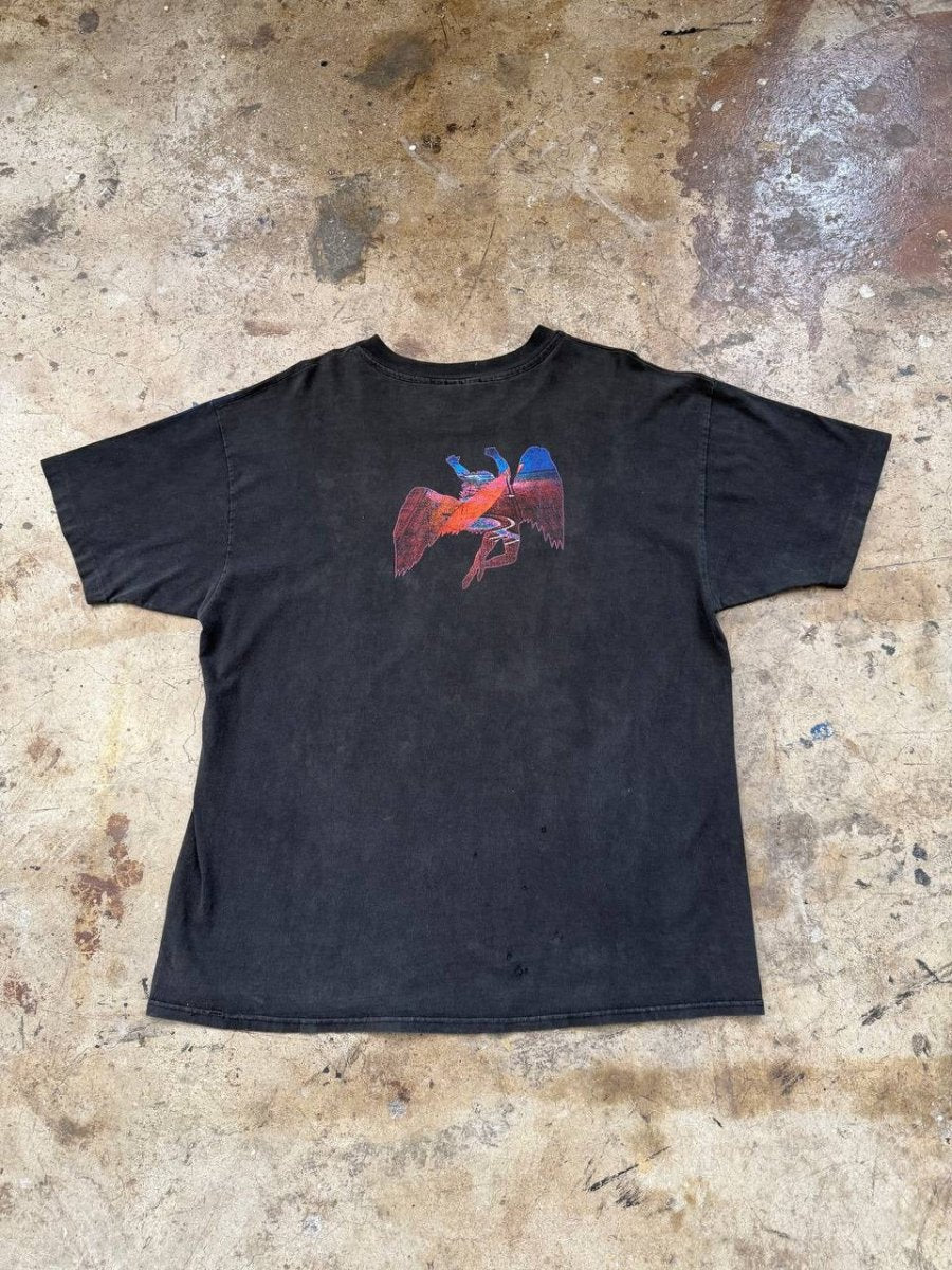 Led Zeppelin Concert Mega Print Single Stitch T-Shirt Black XL