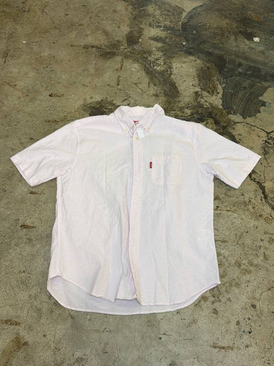 Levi's button up shirt light pink L