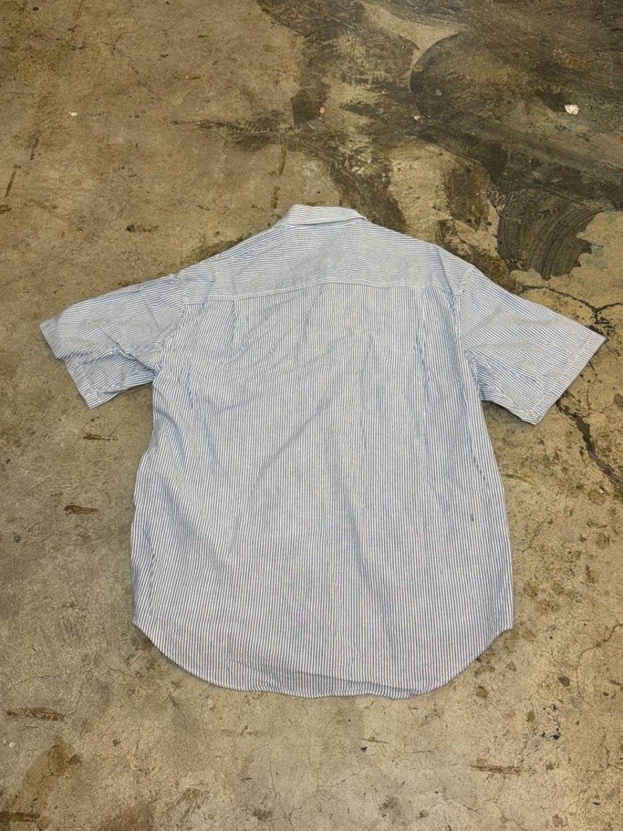 Levi's button up shirt striped blue L
