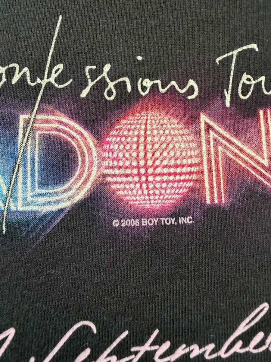 Madonna Confessions Tour Graphic T-Shirt Black M