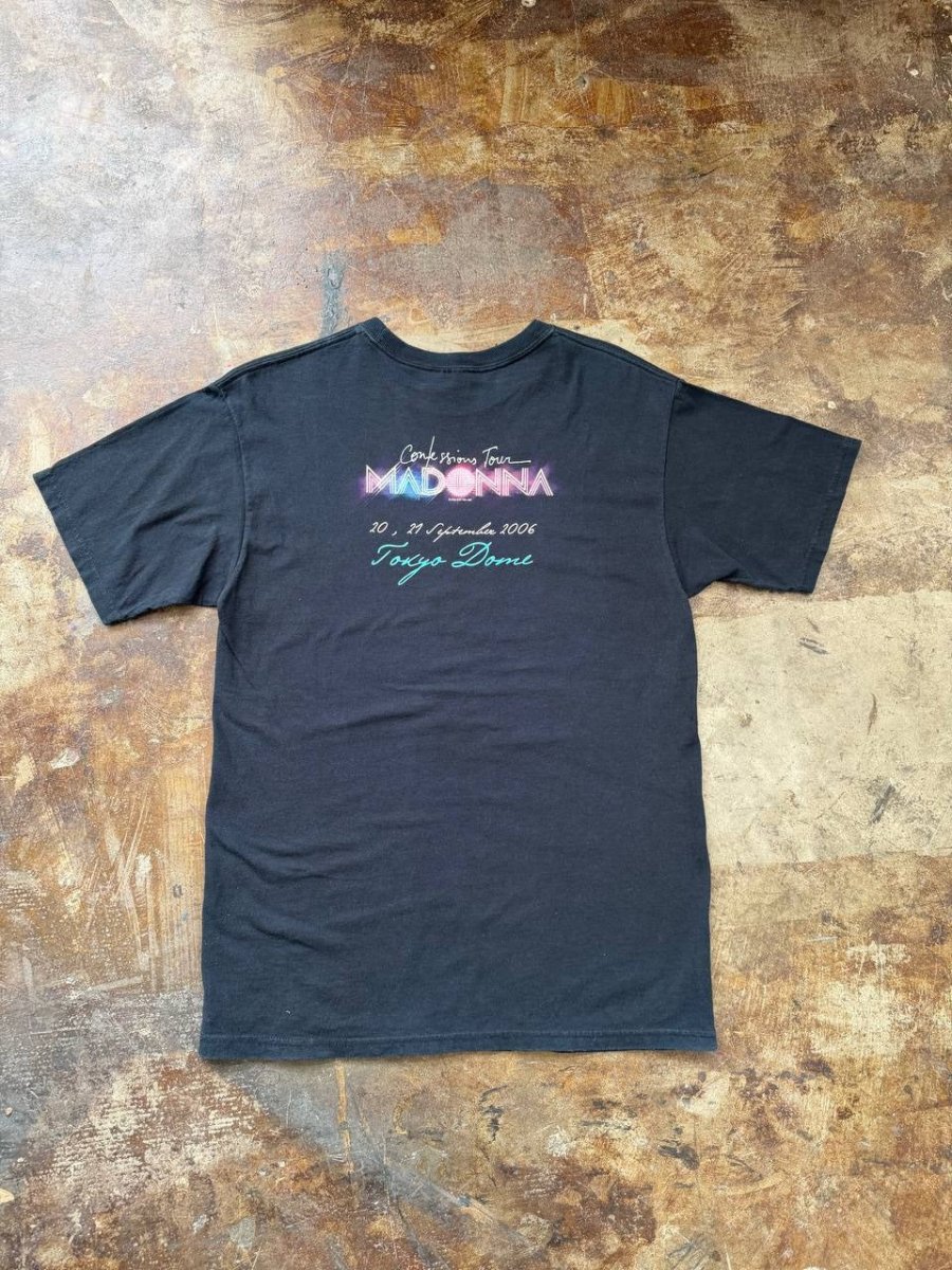 Madonna Confessions Tour Graphic T-Shirt Black M
