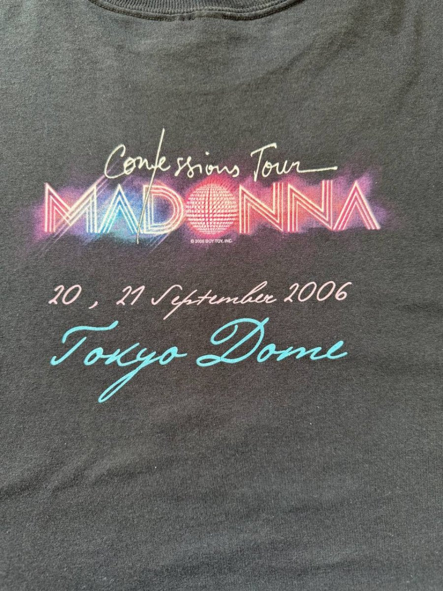 Madonna Confessions Tour Graphic T-Shirt Black M