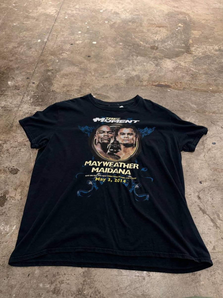 Mayweather Maidana graphic t-shirt black