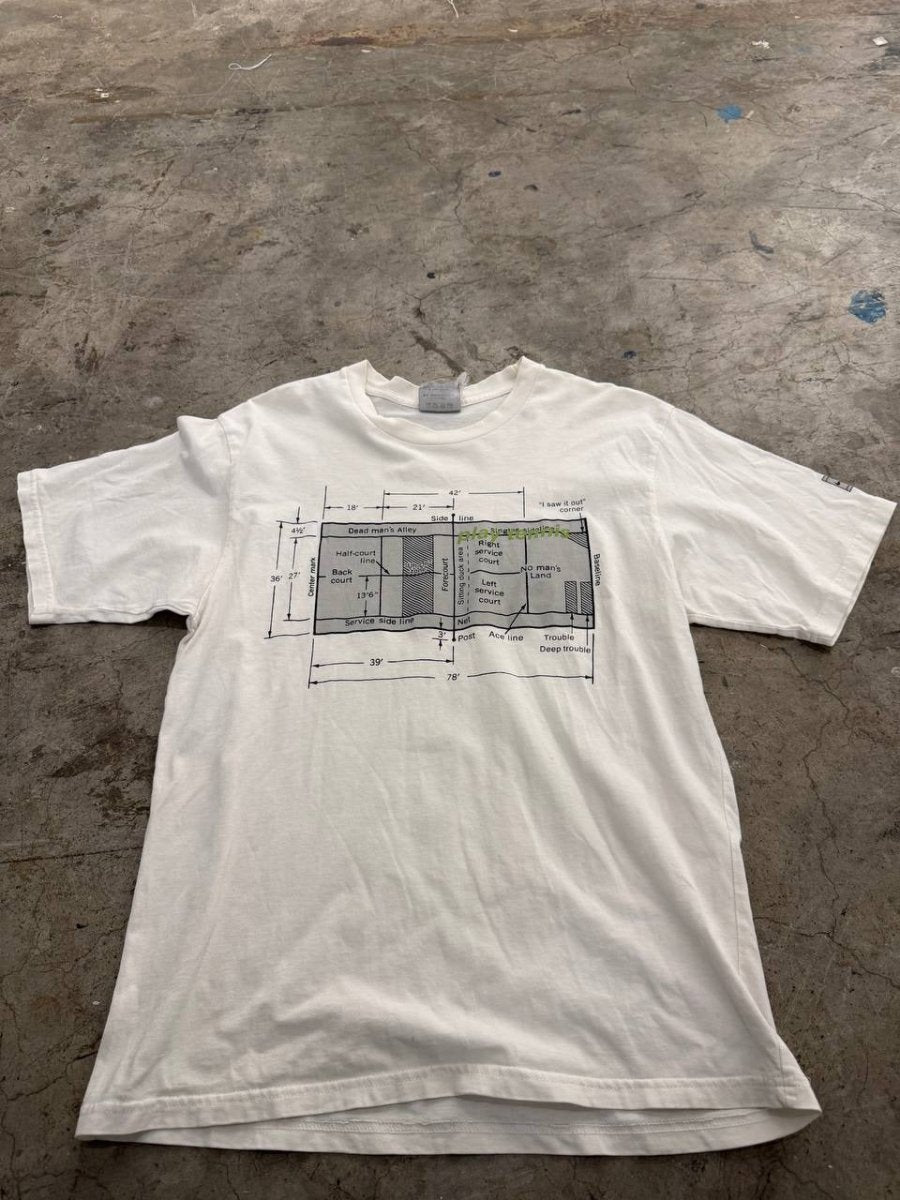 Nike Graphic T-Shirt Tennis Court White S