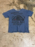 North Village graphic t-shirt nature print navy M