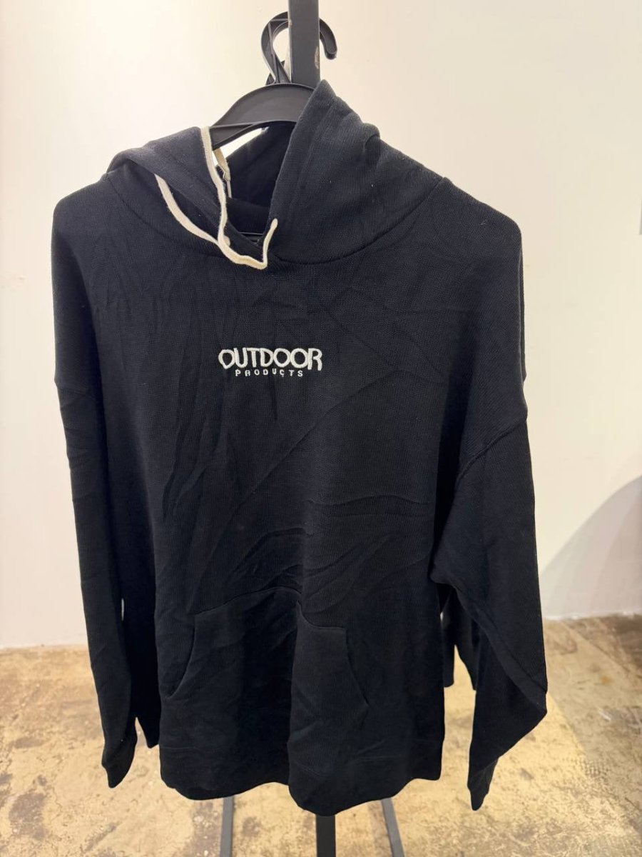 Outdoor Products hoodie logo embroidery black XL