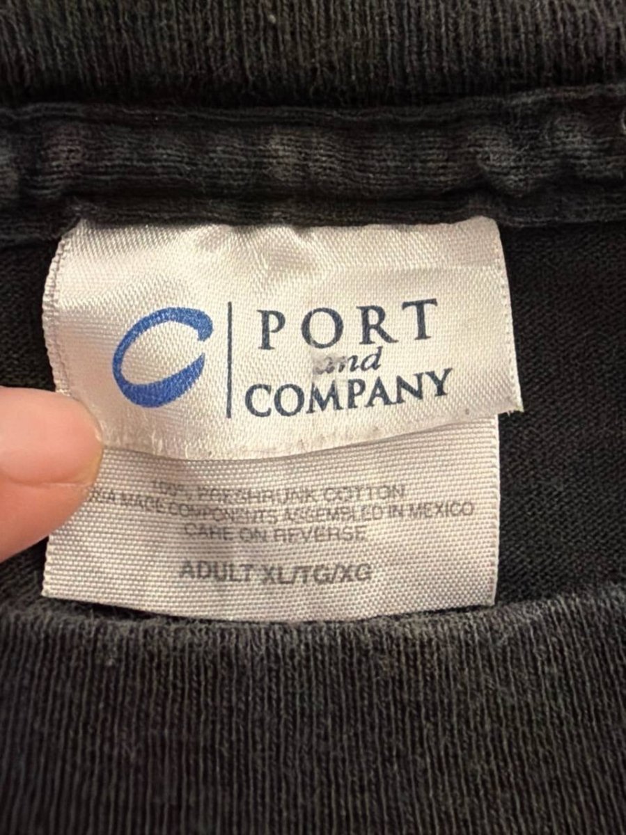 Port and Company Graphic T-Shirt 2nd Story Construction Black XL