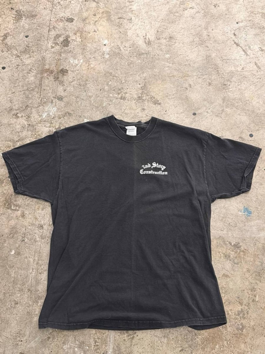 Port and Company Graphic T-Shirt 2nd Story Construction Black XL