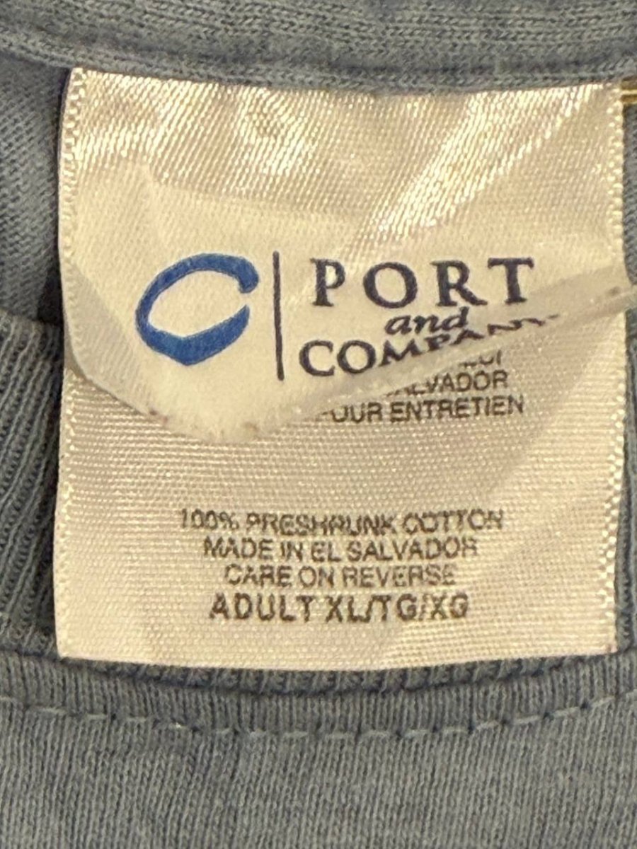Port & Company T-Shirt Centennial Celebration graphic light blue XL