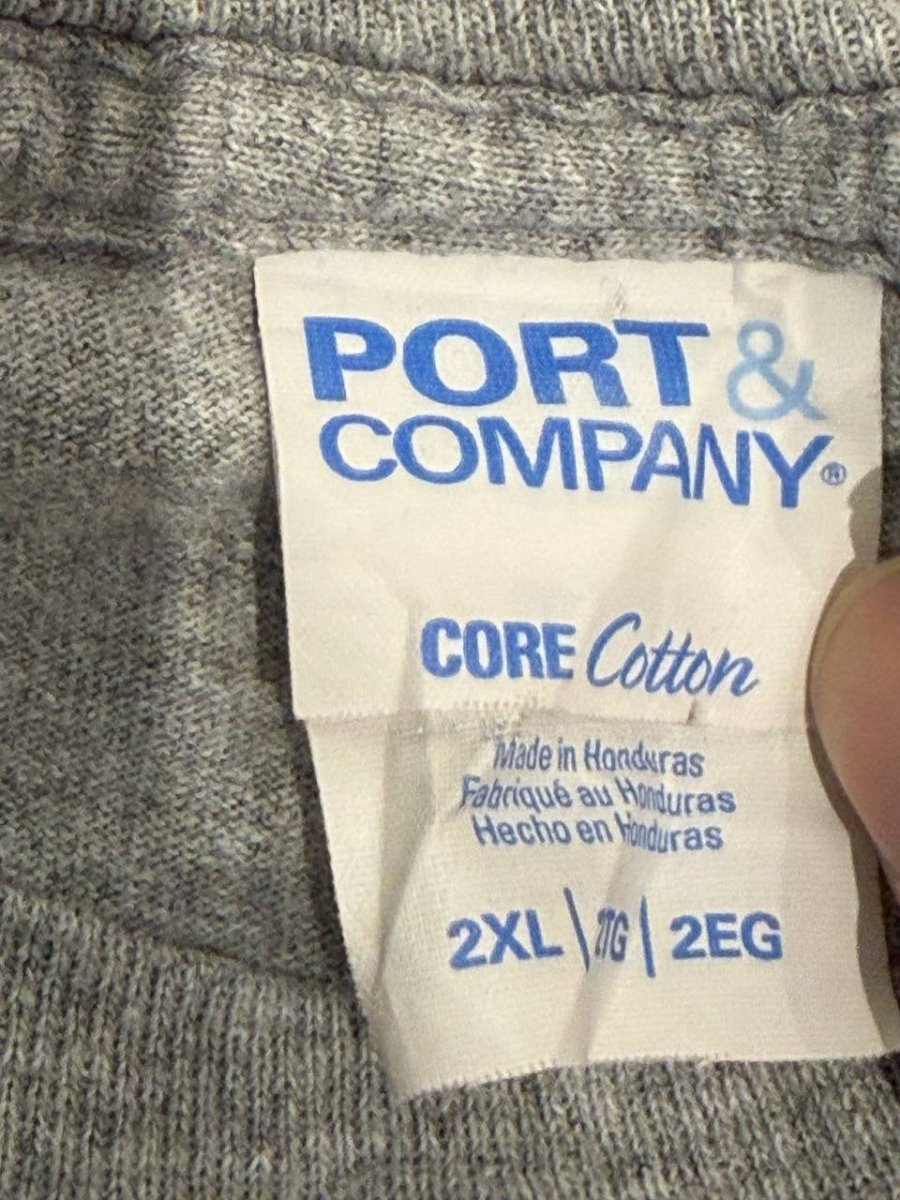 Port & Company Graphic T-Shirt Hoops for Hope Grey 2XL