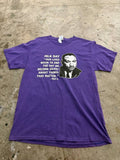 Port & Company graphic T-Shirt MLK Day theme purple size M