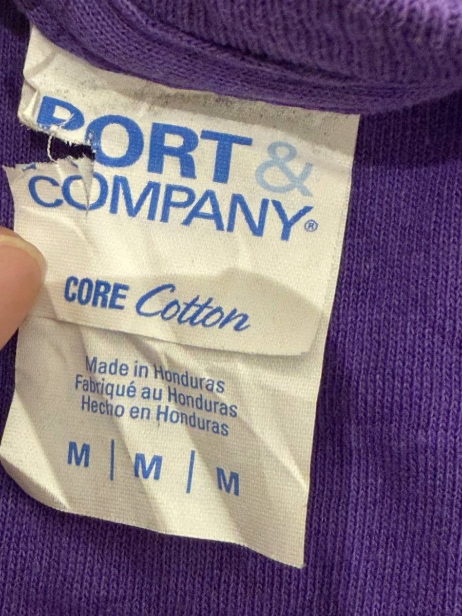 Port & Company graphic T-Shirt MLK Day theme purple size M