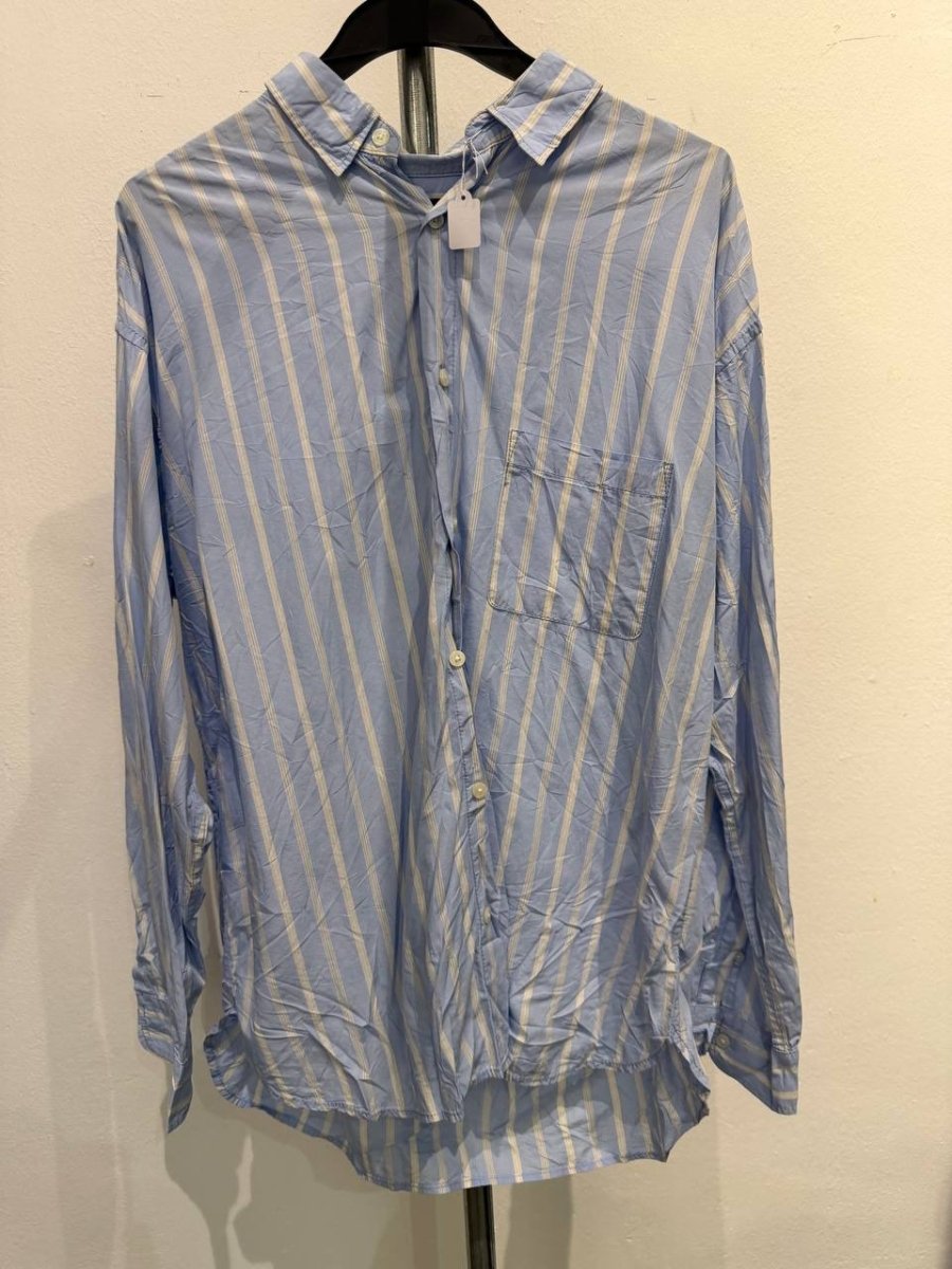 Rageblue button up shirt striped blue L