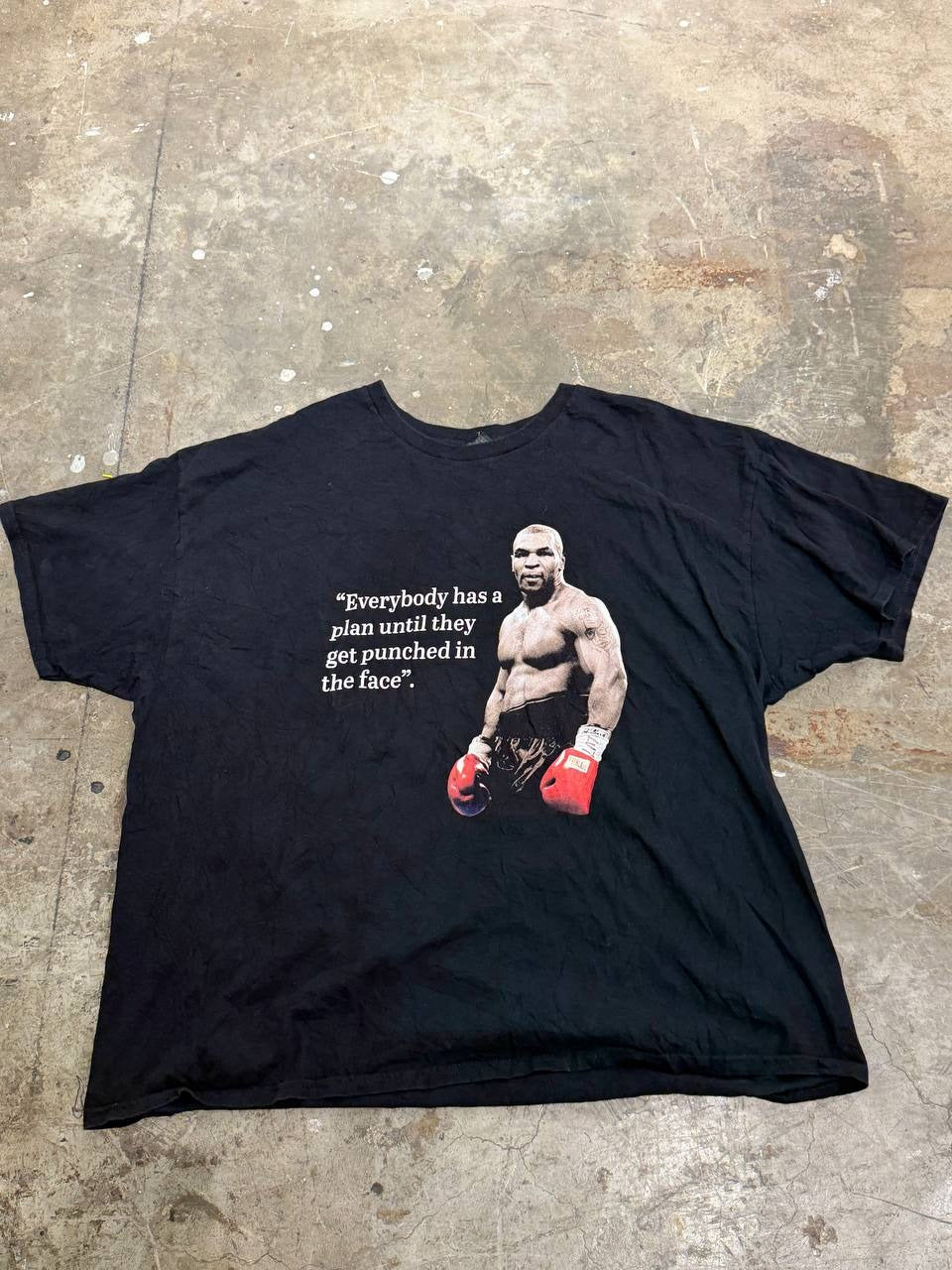 Gildan graphic t-shirt Mike Tyson boxing quote black 3XL