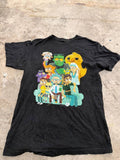 Ripple Junction Graphic T-Shirt Rick and Morty Black M