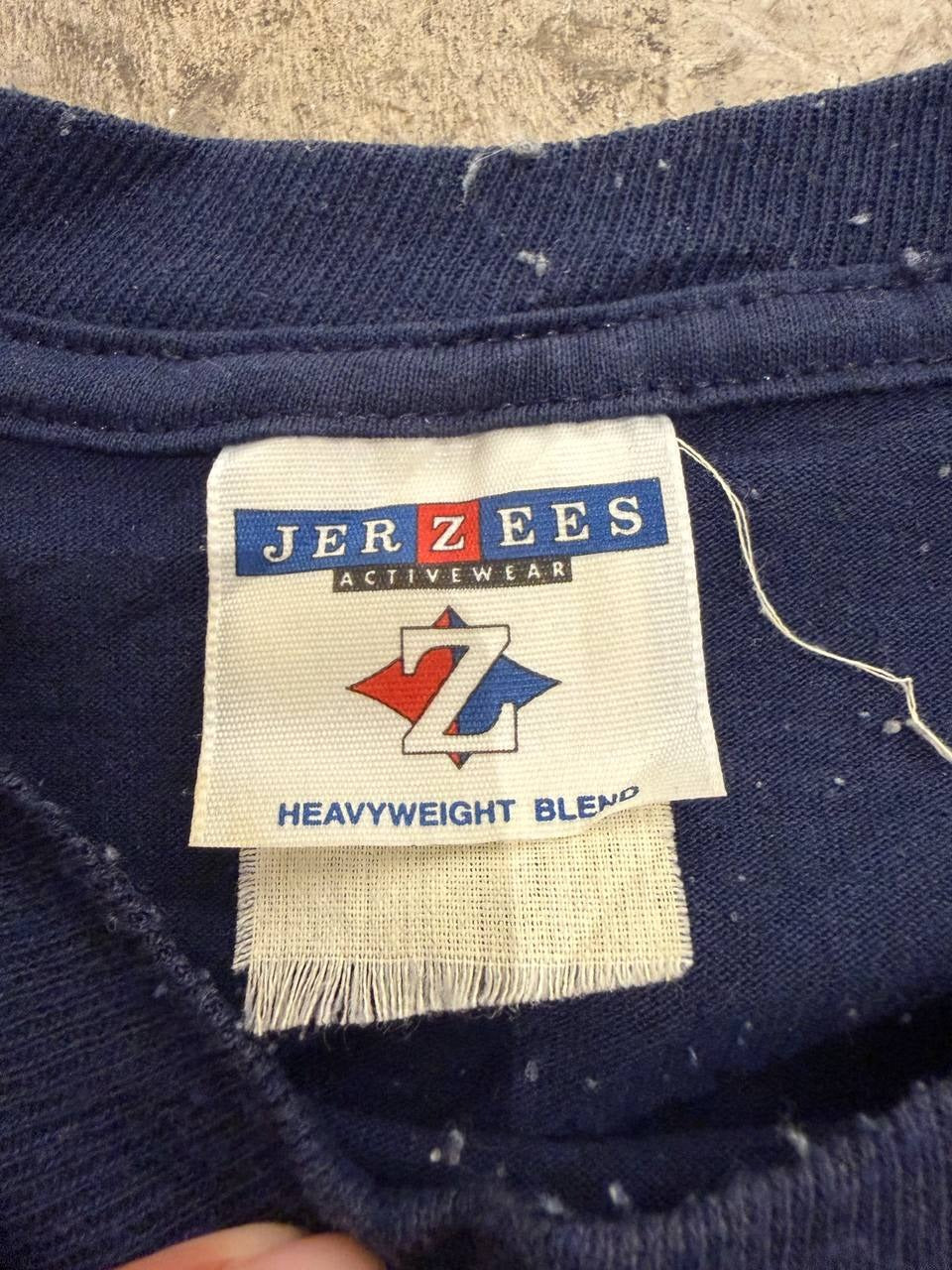 Jerzees graphic t-shirt brush stroke navy