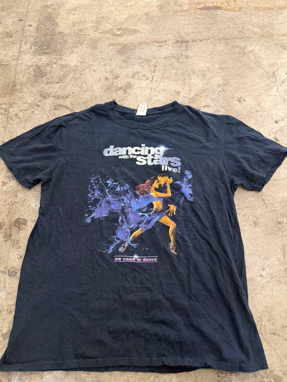 Gildan Graphic T-Shirt Dancing with the Stars Black Size L