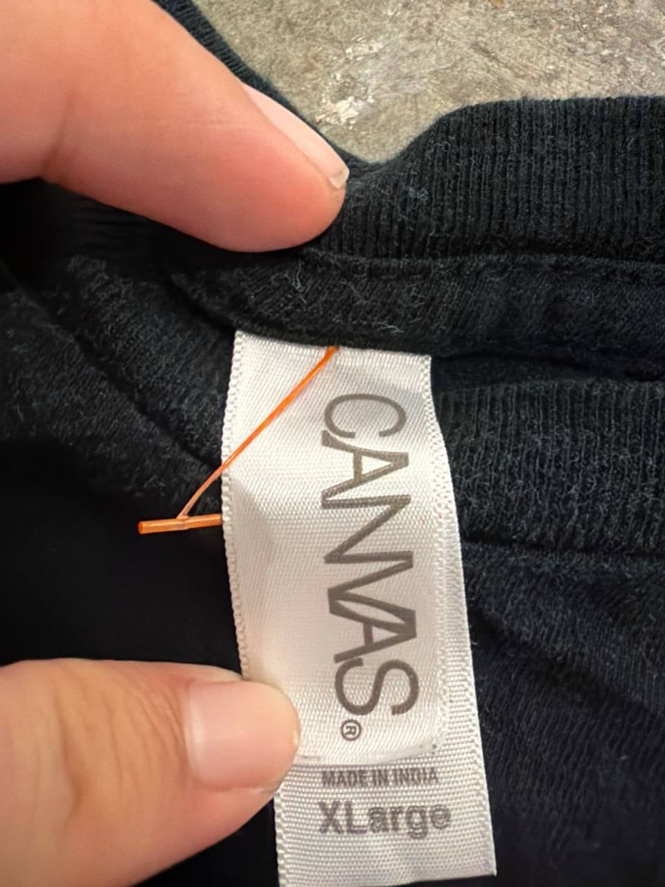 Canvas Graphic T-Shirt Bloomberg Code Black Size XL