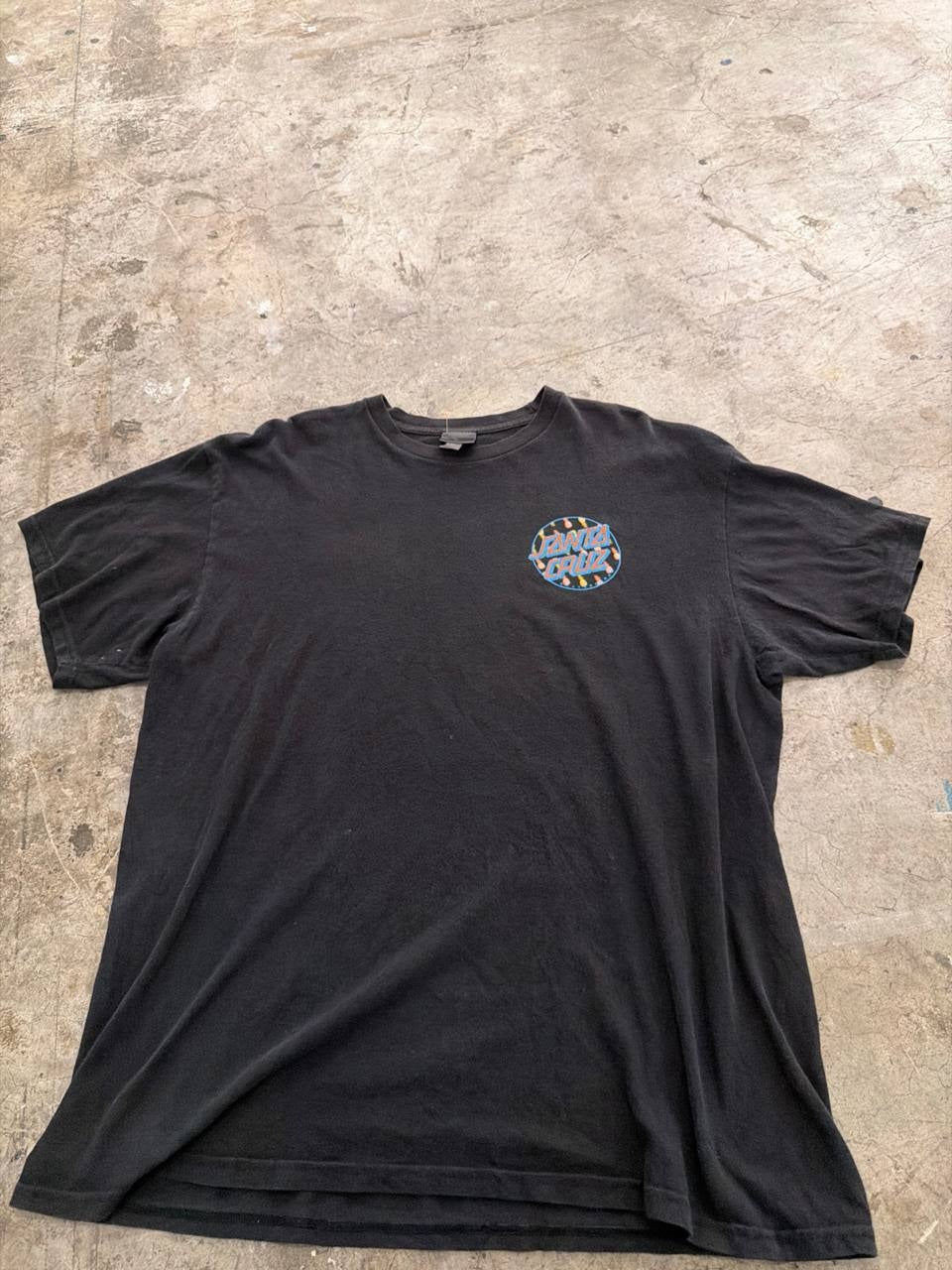 Santa Cruz graphic T-shirt pineapple black