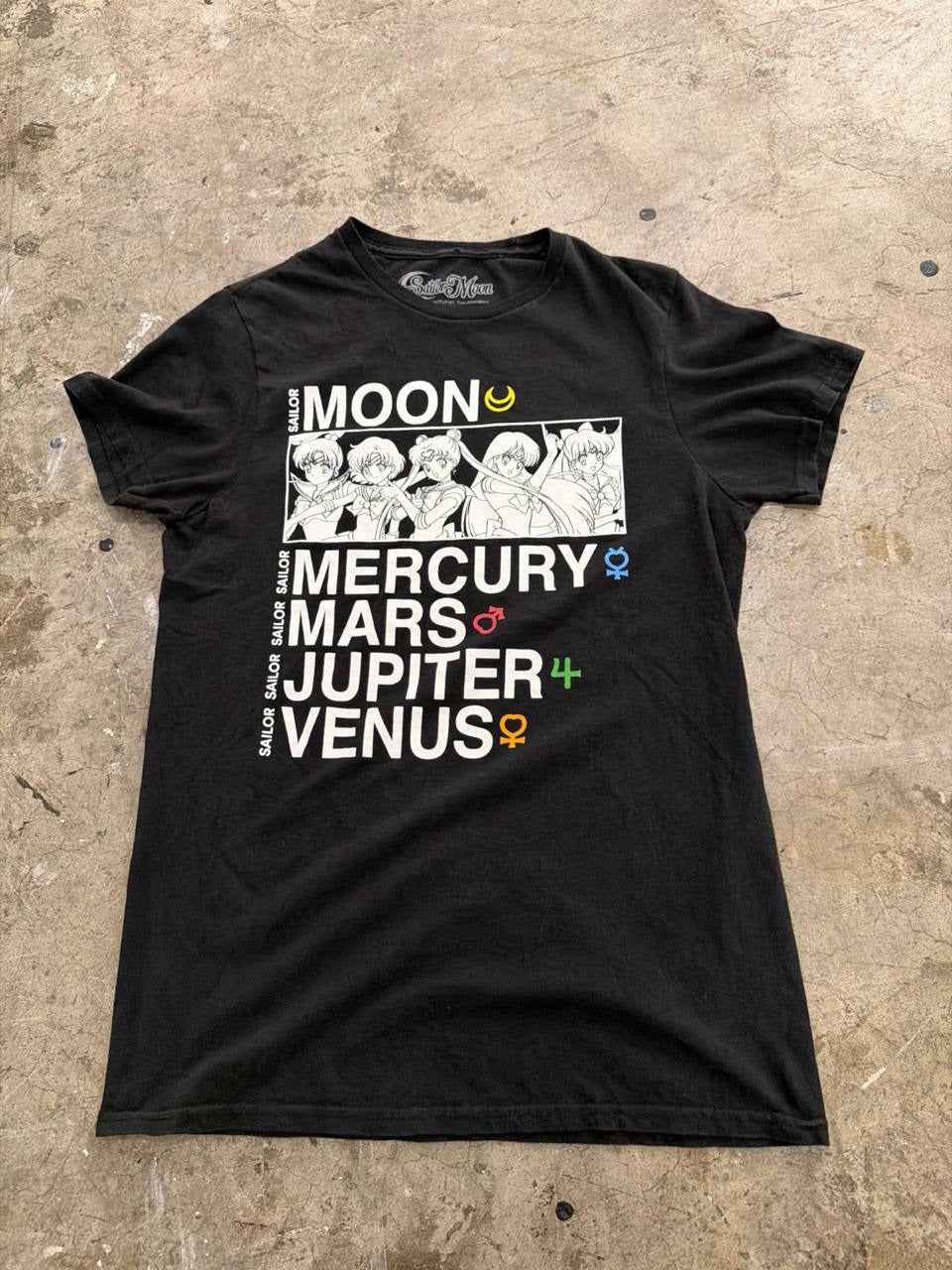 Sailor Moon Graphic T-Shirt black size S