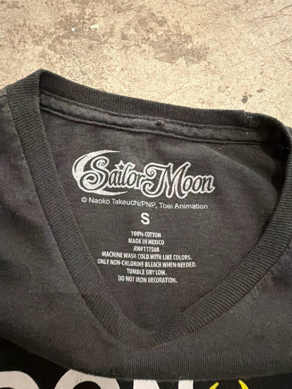 Sailor Moon Graphic T-Shirt black size S