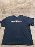 Gildan Graphic T-Shirt Ride Hard Magazine Black Size 2XL