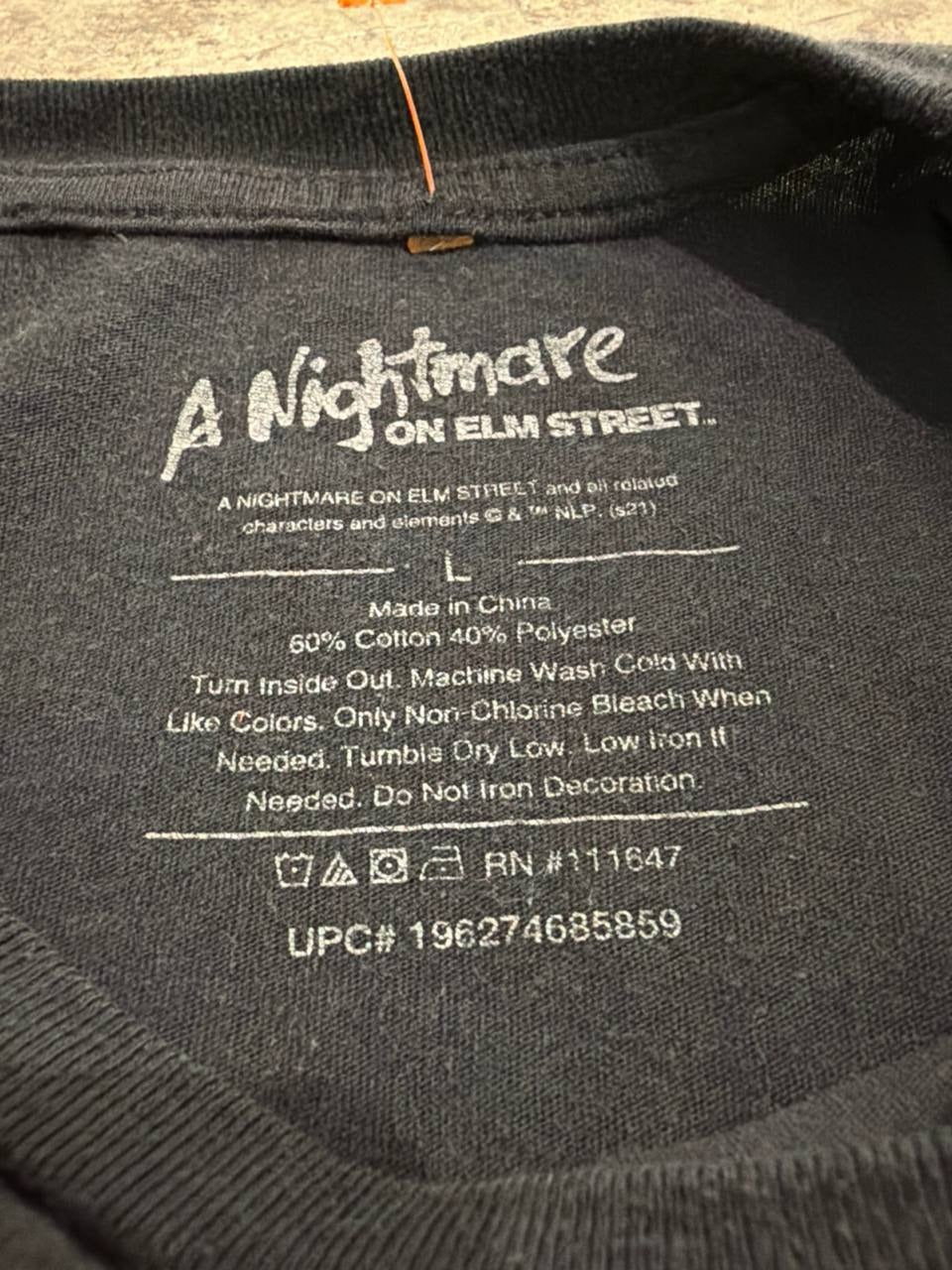 A Nightmare on Elm Street graphic t-shirt Dream Warriors black size L