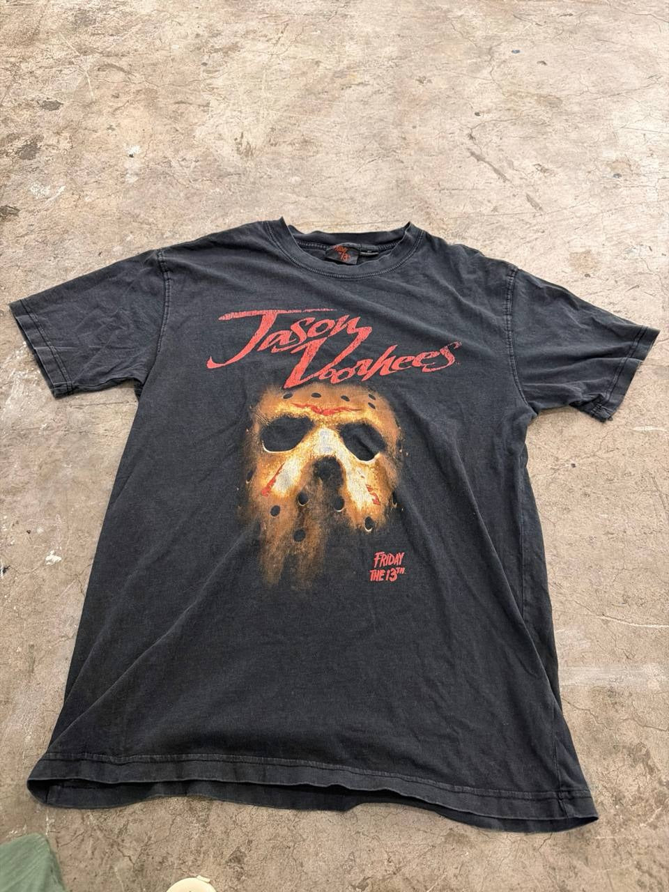 Friday the 13th graphic T-shirt Jason Voorhees black size S