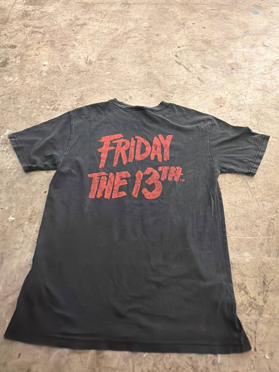 Friday the 13th graphic T-shirt Jason Voorhees black size S
