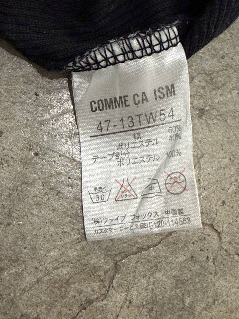 Comme Ca Ism Ribbed T-Shirt Black M