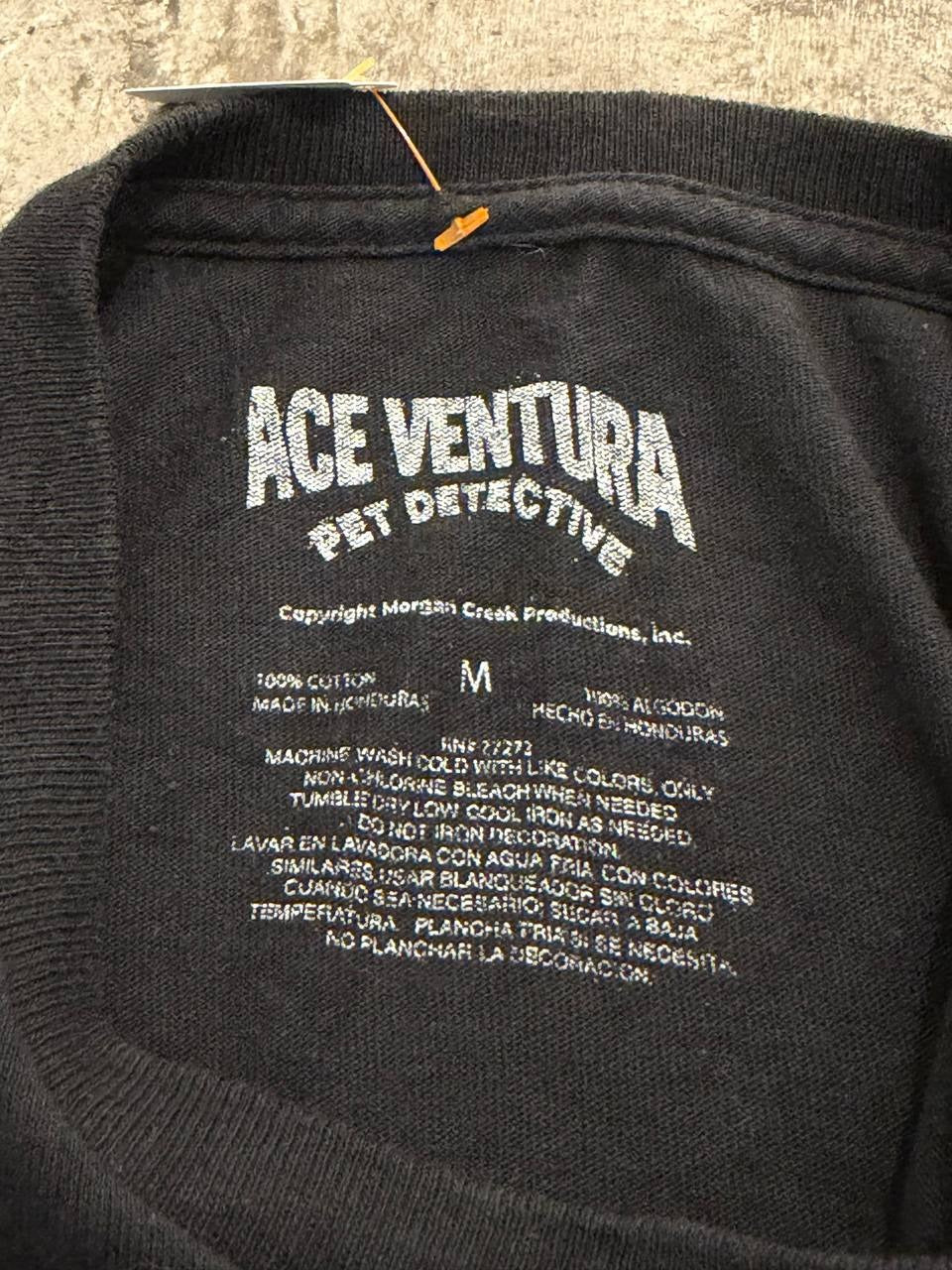 Ace Ventura Graphic T-Shirt Movie Black Size M