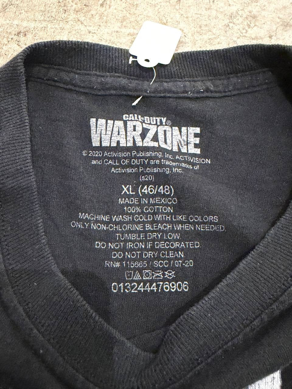 Call of Duty Graphic T-Shirt Warzone Black XL