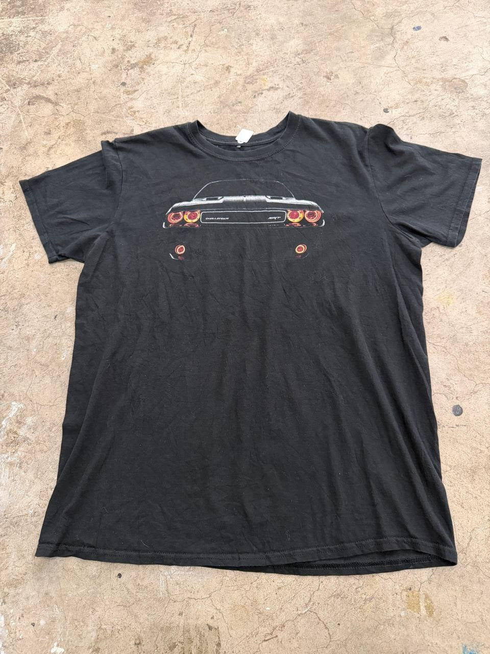 Challenger graphic T-shirt car design black