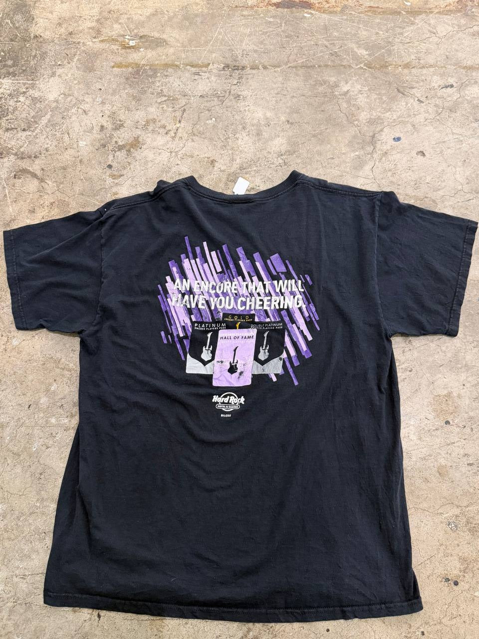 Fruit of the Loom Graphic T-Shirt Hard Rock Black XL