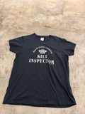 Gildan Graphic T-Shirt Kilt Inspector Black Size L