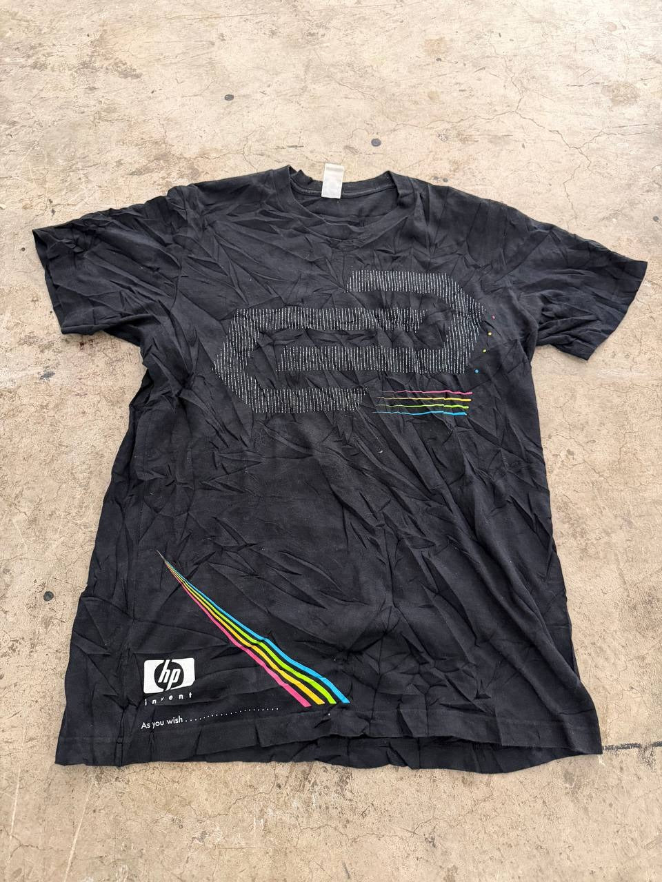 HP graphic t-shirt corporate design black size L