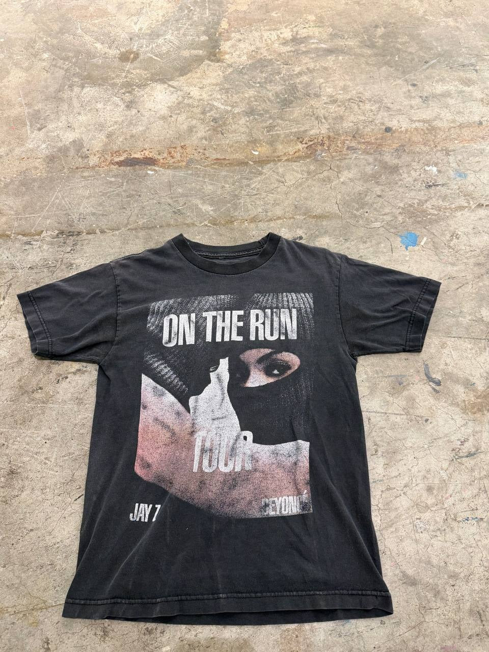 Jay-Z and Beyoncé graphic tour t-shirt black