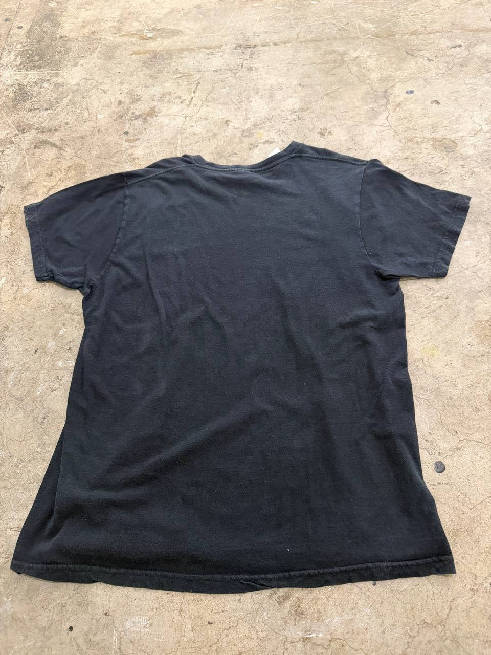 Gorillaz Graphic T-Shirt Character Design Black Size L