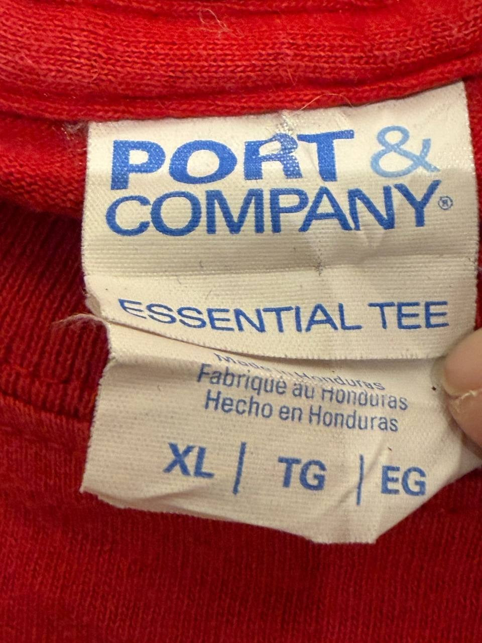 Port & Company Graphic T-Shirt YMCA Red XL