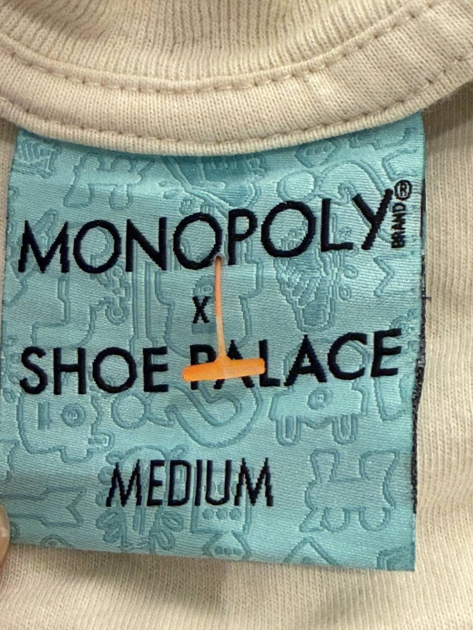 Monopoly x Shoe Palace graphic t-shirt Rags to Riches beige medium