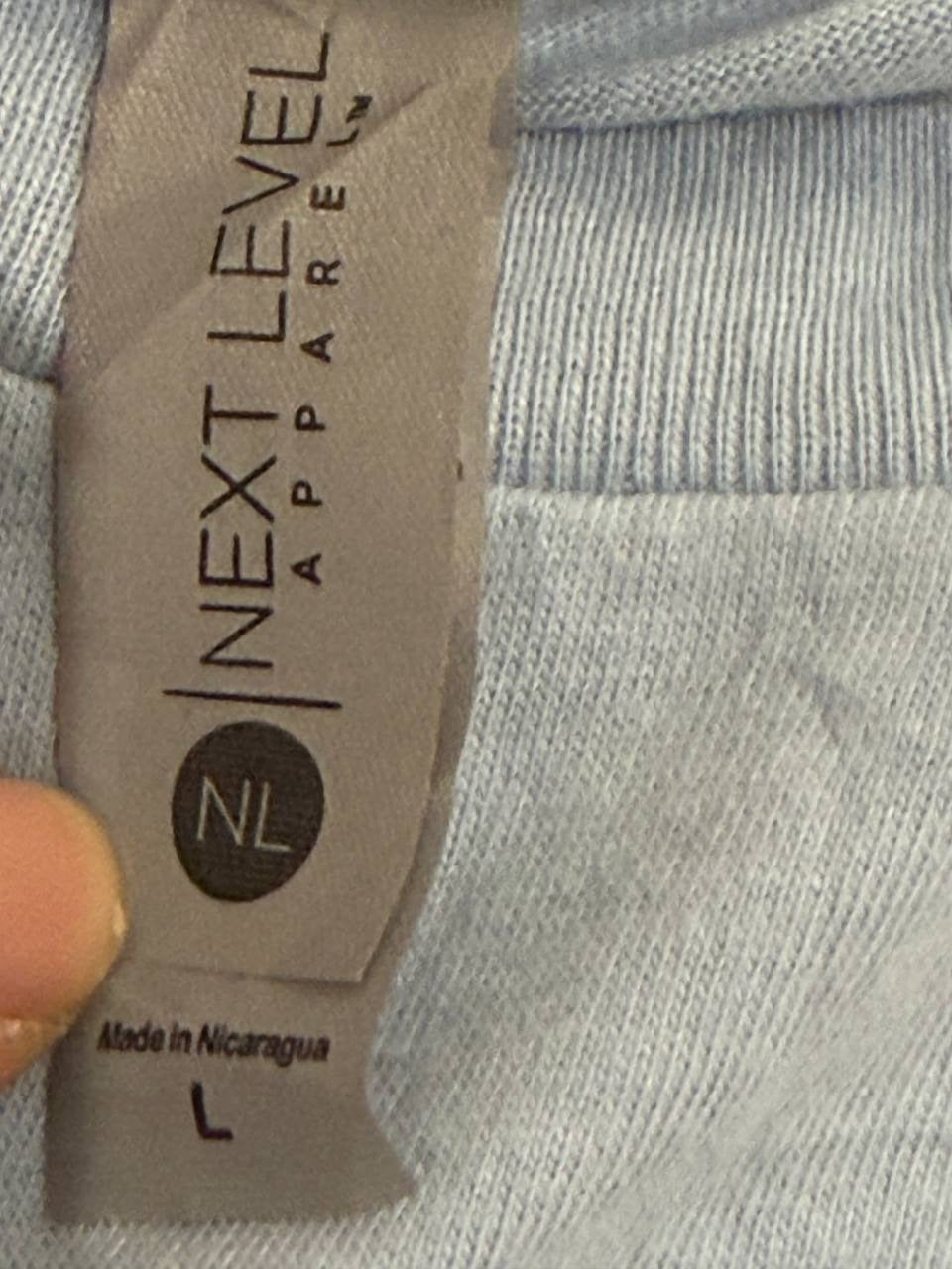 Next Level Graphic T-Shirt Code Joshua Blue Size L