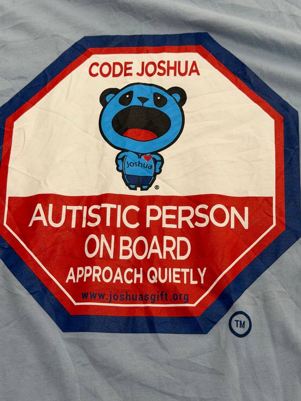 Next Level Graphic T-Shirt Code Joshua Blue Size L