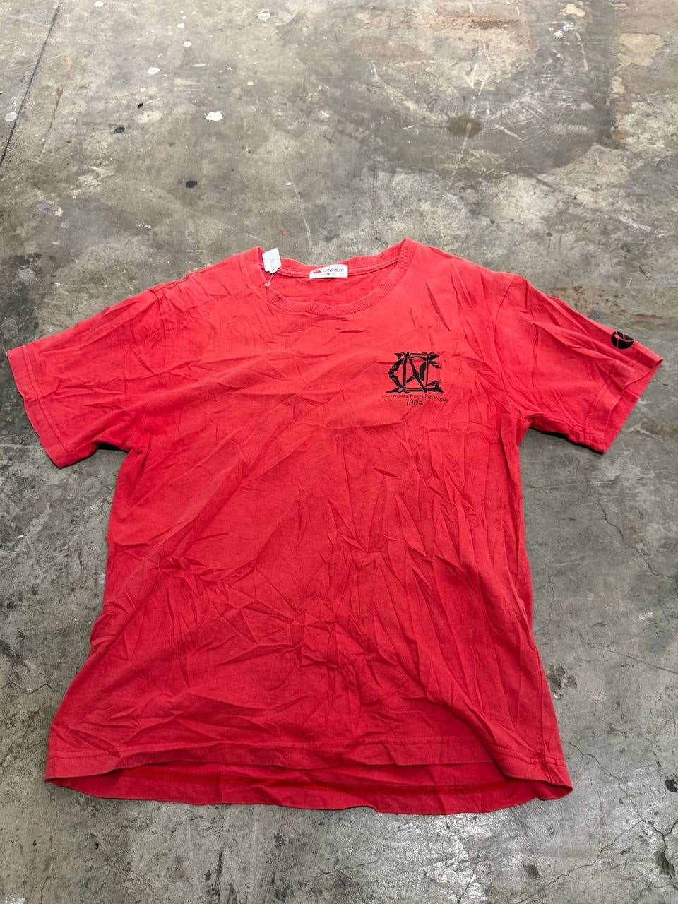 Canterbury graphic t-shirt Haka Warcry red size M