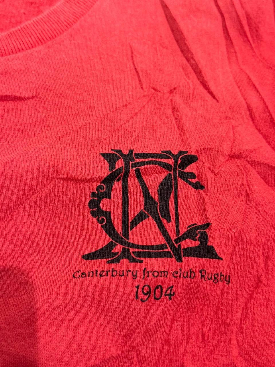 Canterbury graphic t-shirt Haka Warcry red size M