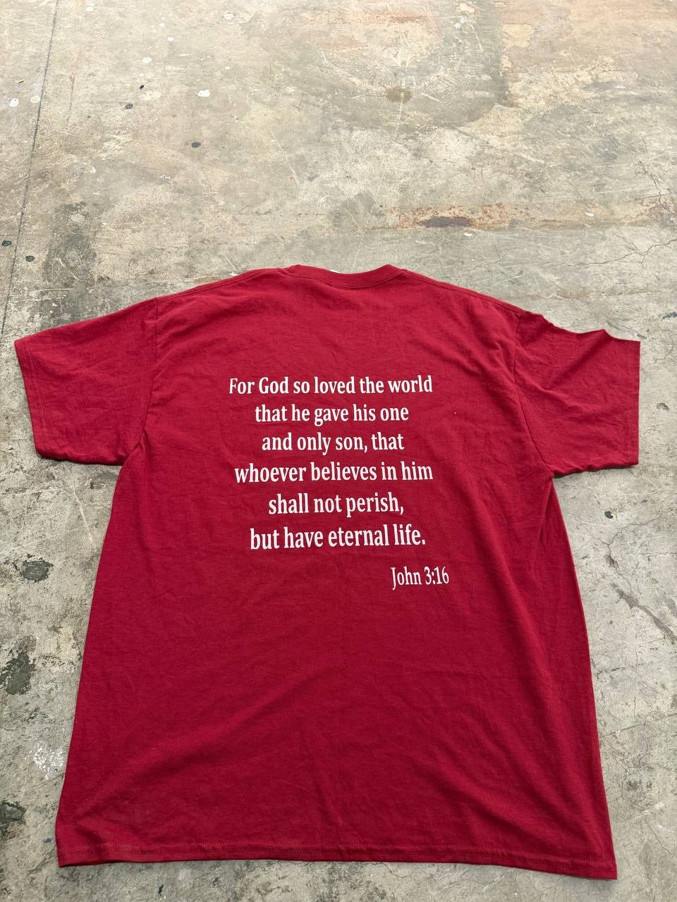 Port & Company Graphic T-Shirt Long Live Giovanny Red XL