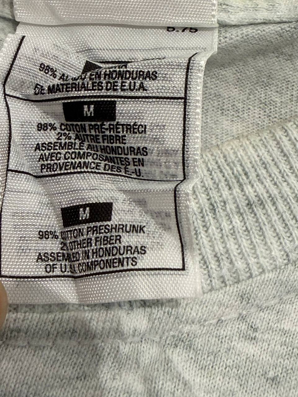 Fruit of the Loom Graphic T-Shirt Tai Chi White Size M
