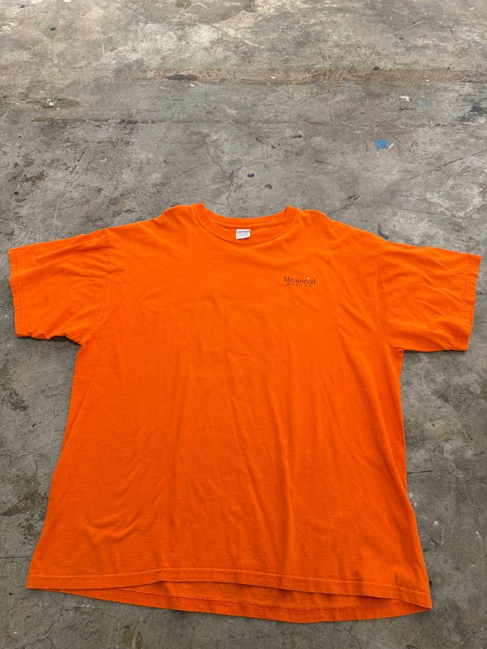 Gildan Graphic T-Shirt Memorial Health Orange XXL