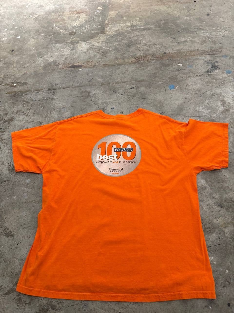 Gildan Graphic T-Shirt Memorial Health Orange XXL