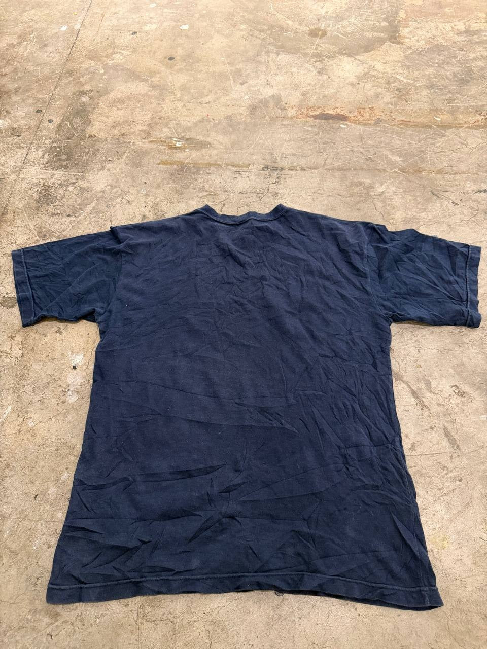 Nusy graphic t-shirt love and peace navy