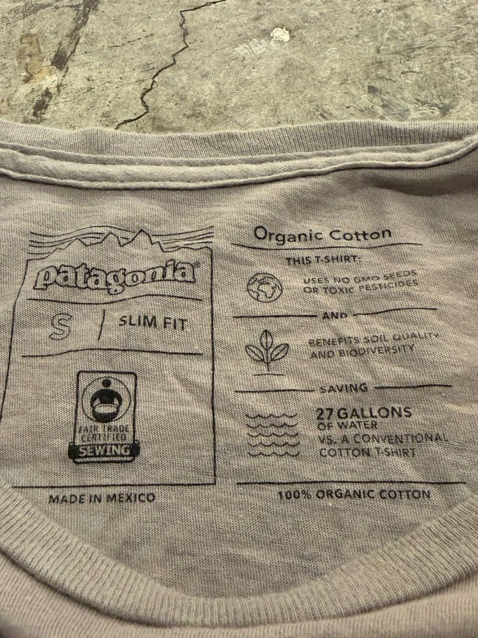 Patagonia Graphic T-Shirt Surfing Taupe Size S